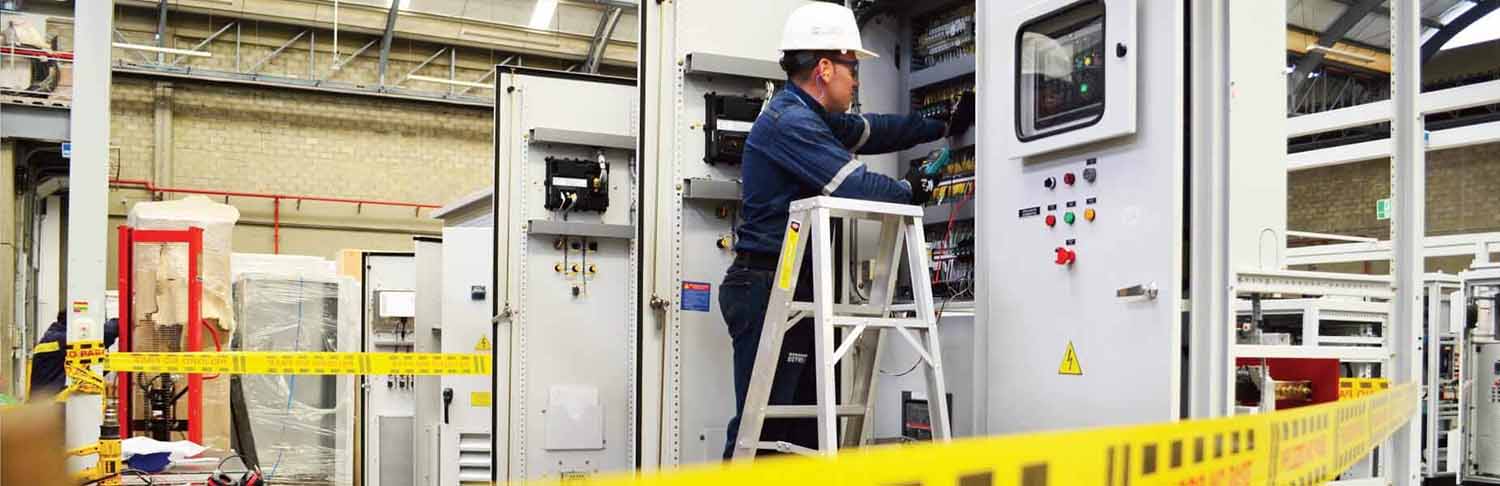 Preventive and corrective maintenance of electrical switchboards and substations.