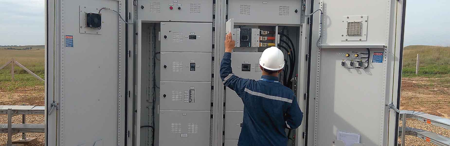 Commissioning of electrical equipment and substations