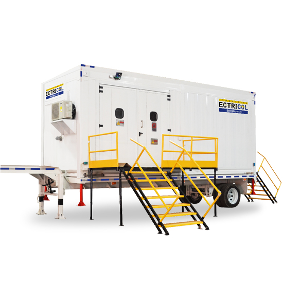 Mobile shelter-type substation