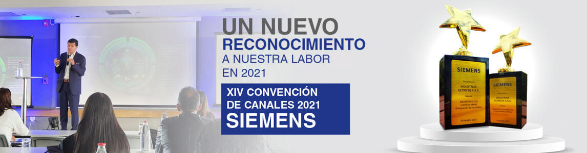 Reconocimiento a labor de Ectricol – XVI Convención de Canales Siemens 2021