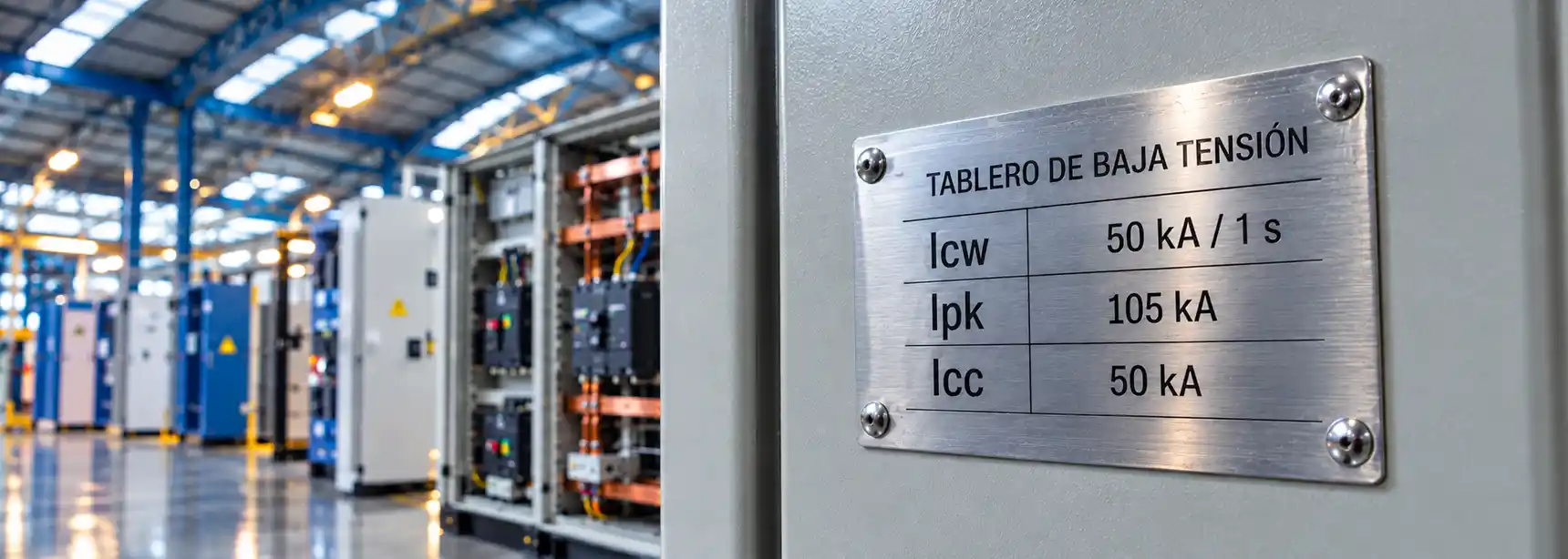 Icw, Ipk e Icc: cómo leer la placa de un tablero de baja tensión